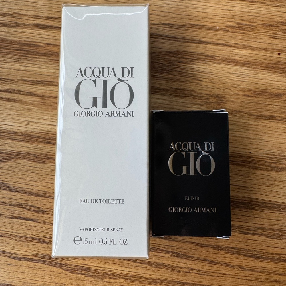 [NEW] Armani Fragrance - Acqua Di Gio Eau de Toilette & Acqua Di Gio Elixir